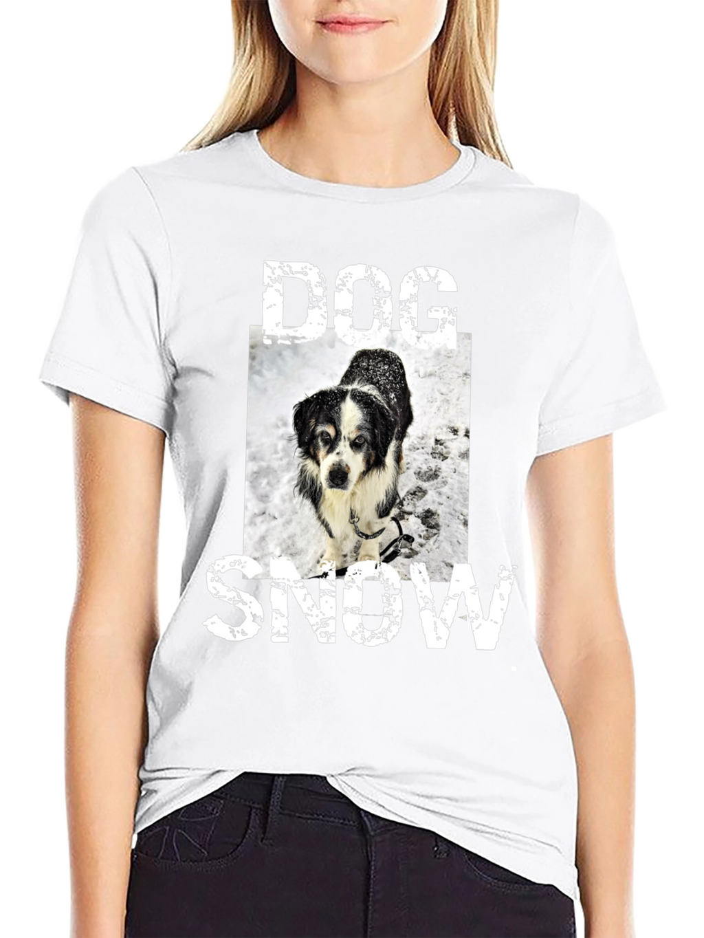 Dog in Snow T-Shirt