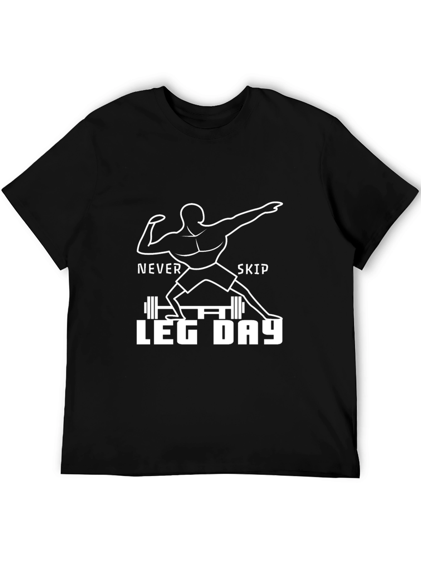 Never Skip Leg Day Graphic Tee
