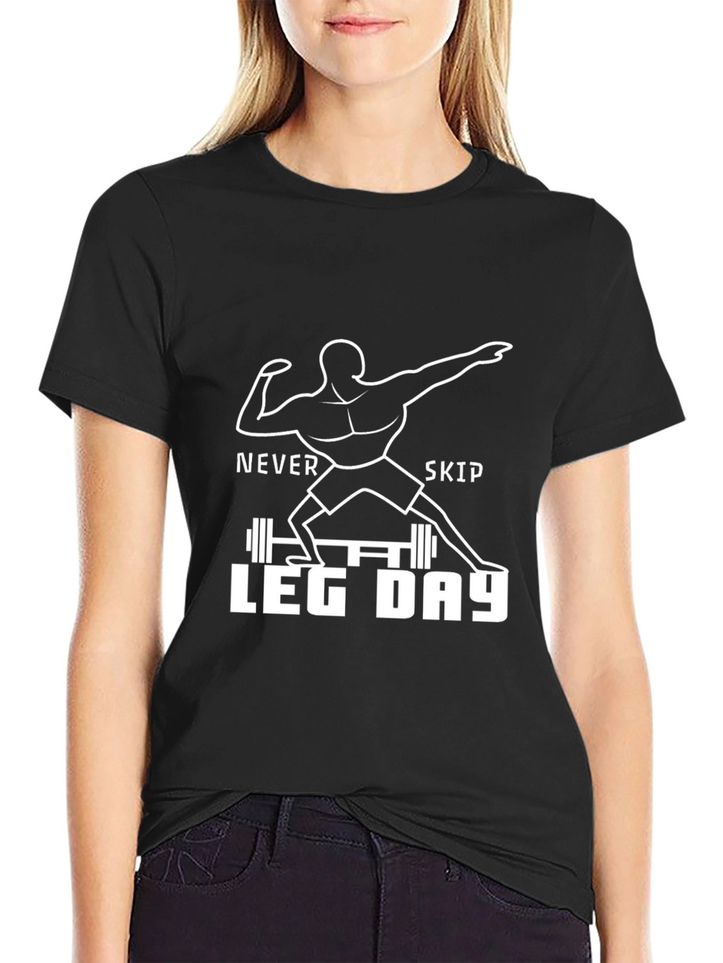 Never Skip Leg Day Graphic Tee