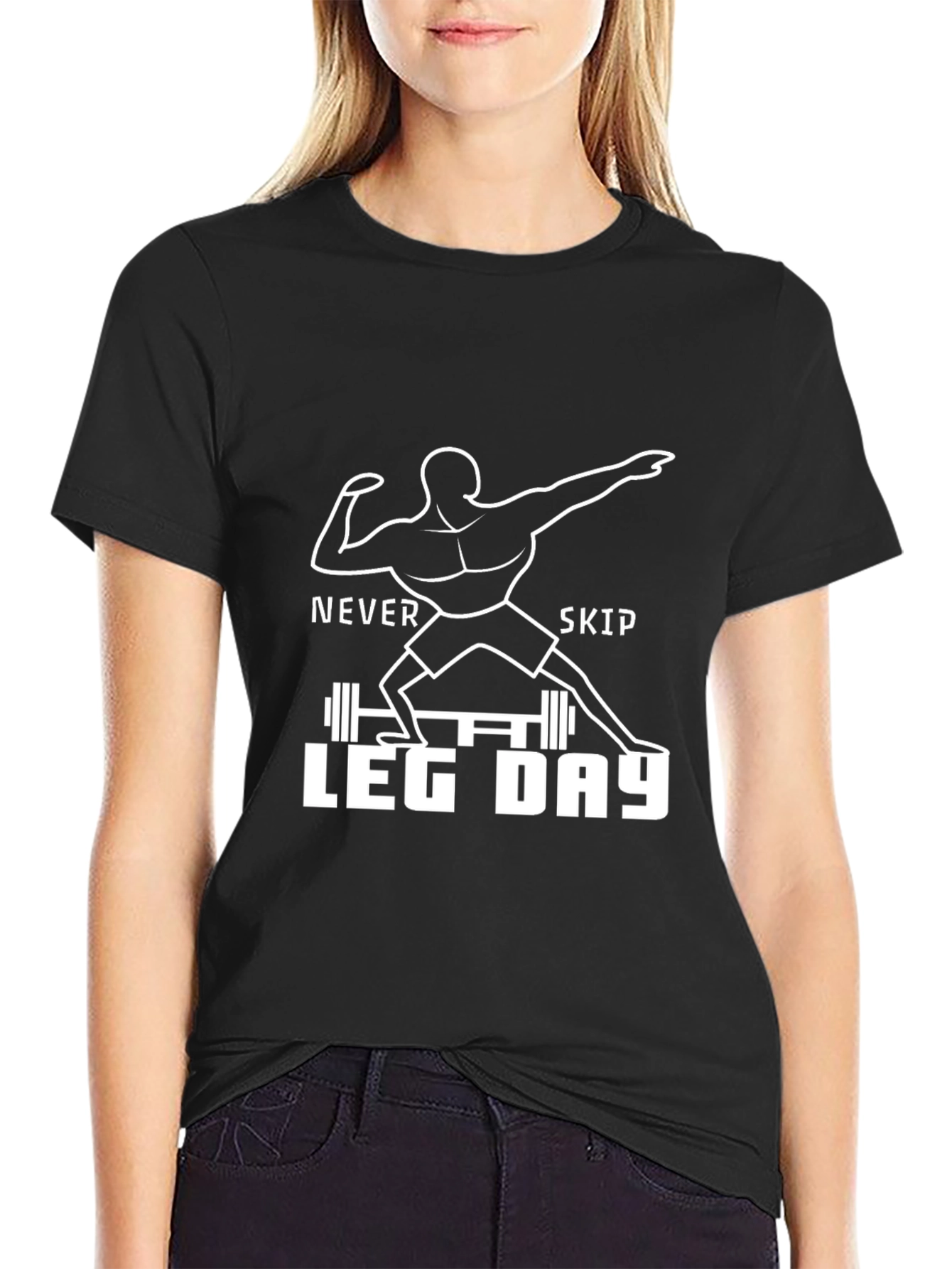 Never Skip Leg Day Graphic Tee