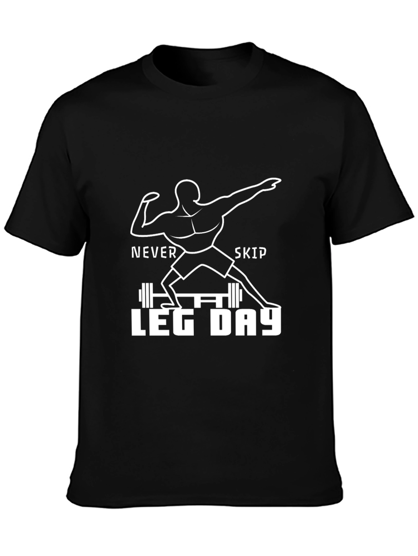 Never Skip Leg Day Graphic Tee