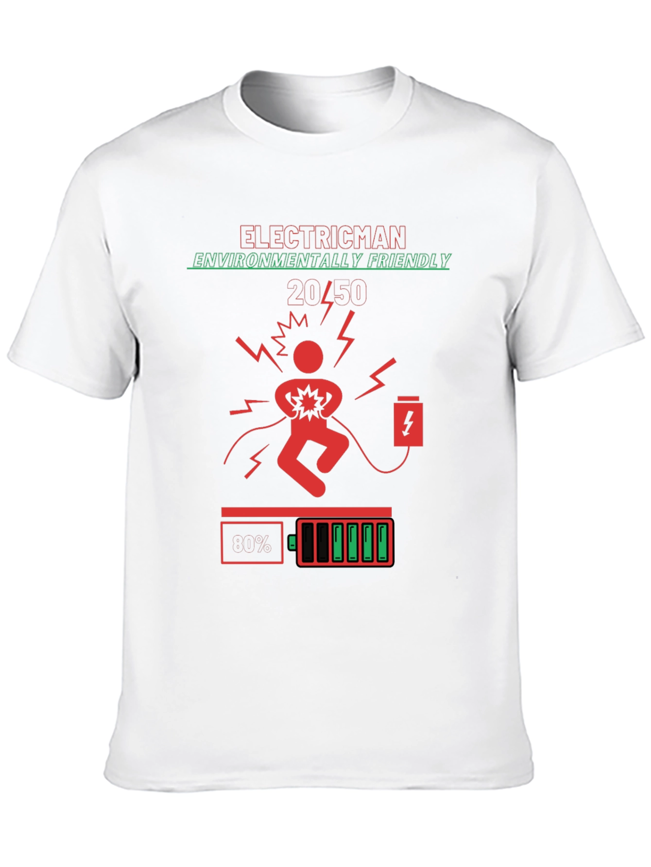 Electricman Environmentally Friendly Graphic Tee