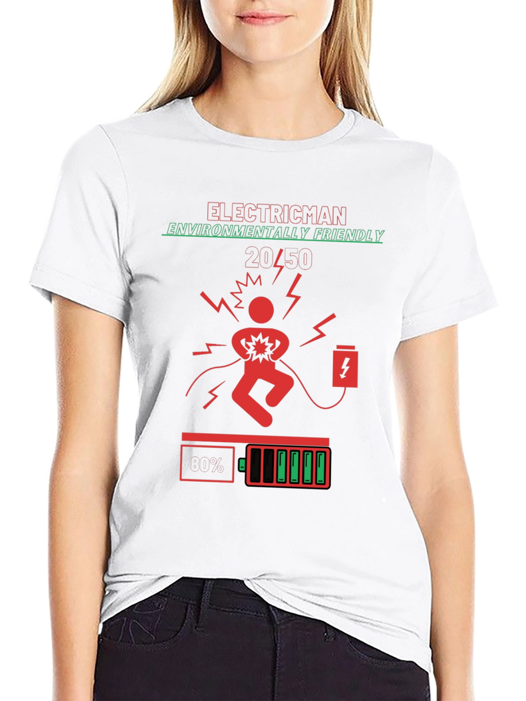 Electricman Environmentally Friendly Graphic Tee