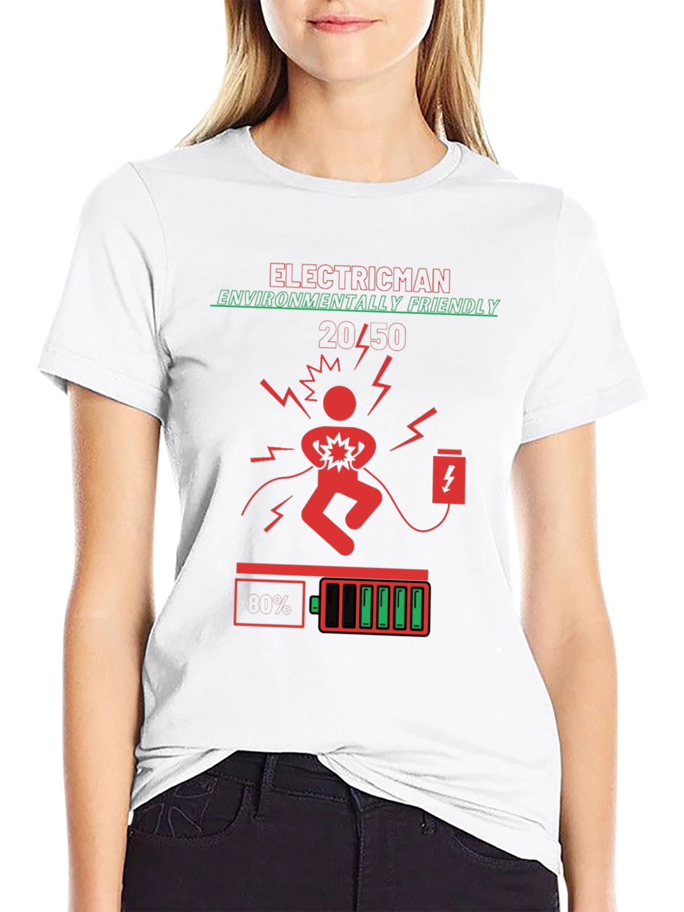 Electricman Environmentally Friendly Graphic Tee