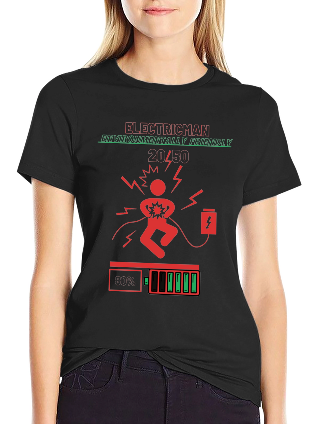 Electricman Environmentally Friendly Graphic Tee