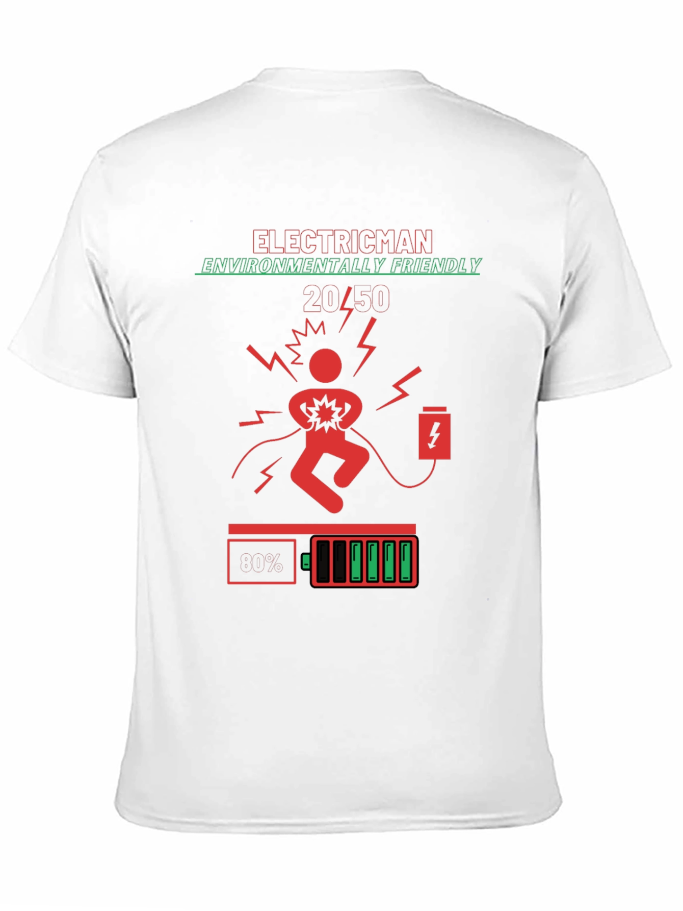 Electricman Environmentally Friendly Graphic Tee