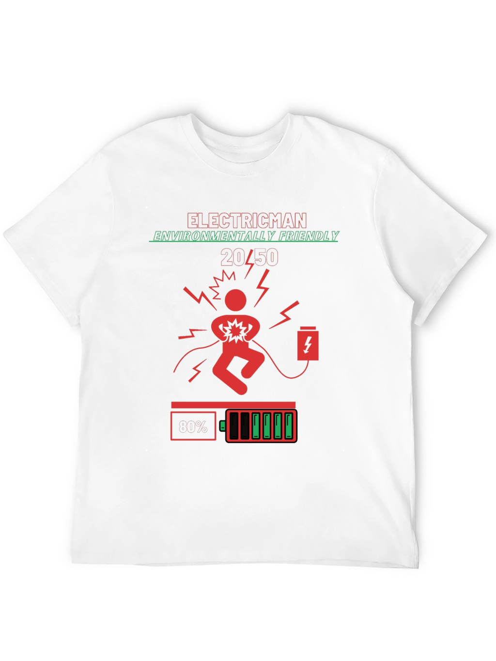 Electricman Environmentally Friendly Graphic Tee