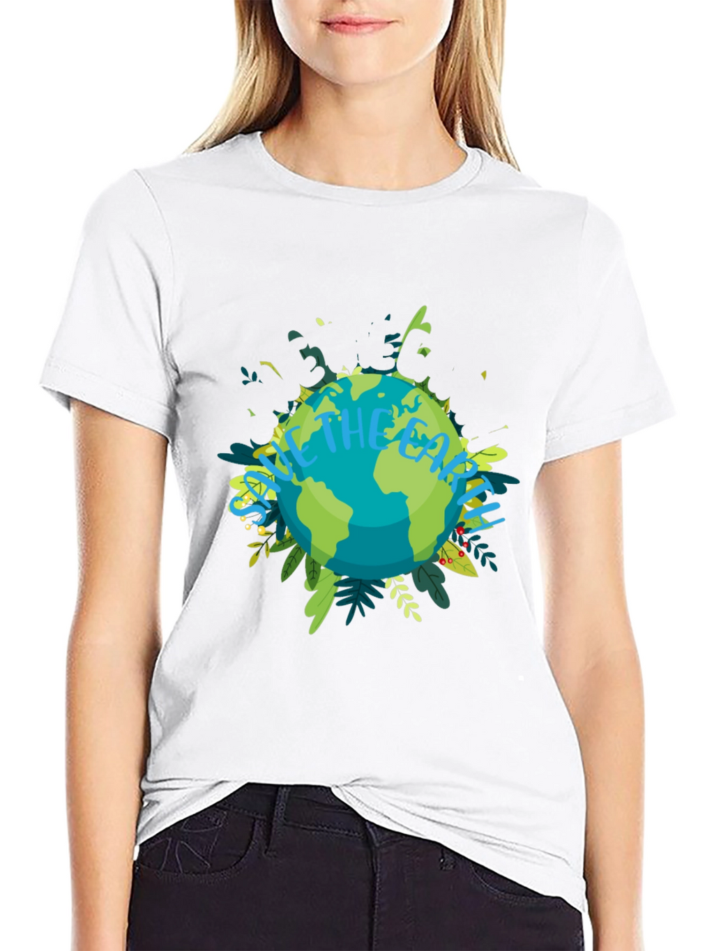 Eco-Friendly Save the Earth Graphic Tee