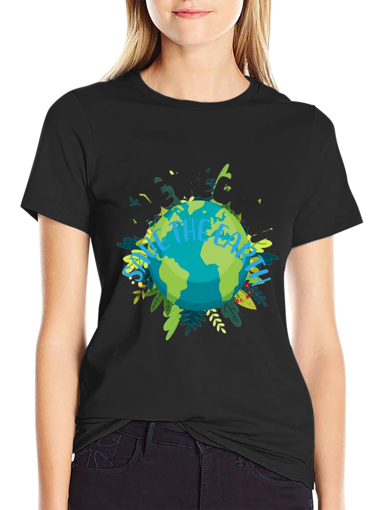 Eco-Friendly Save the Earth Graphic Tee