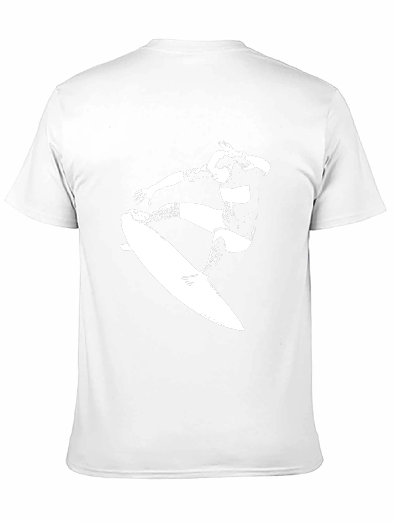 Black Surfer Graphic Tee - Casual Style