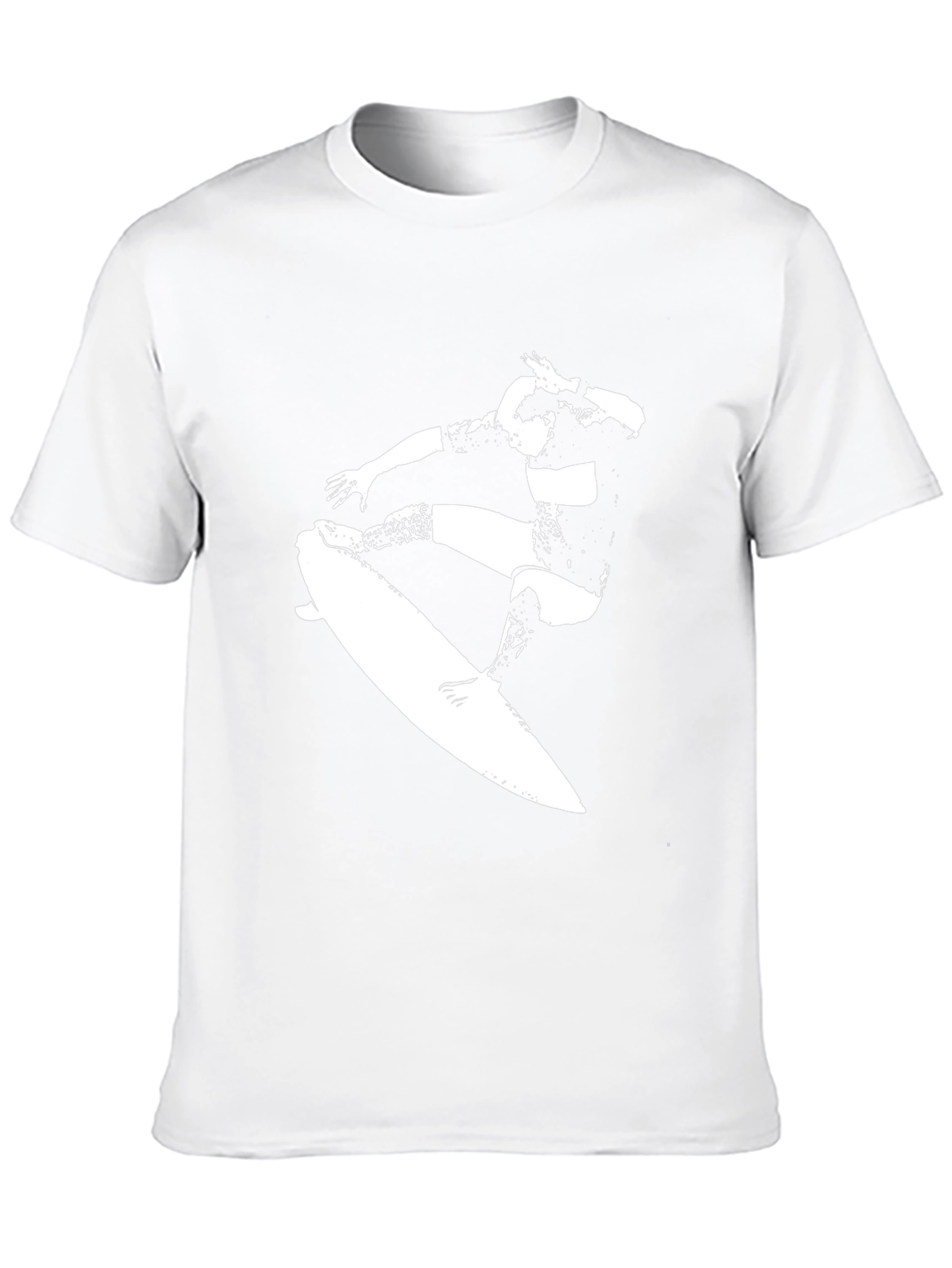 Black Surfer Graphic Tee - Casual Style