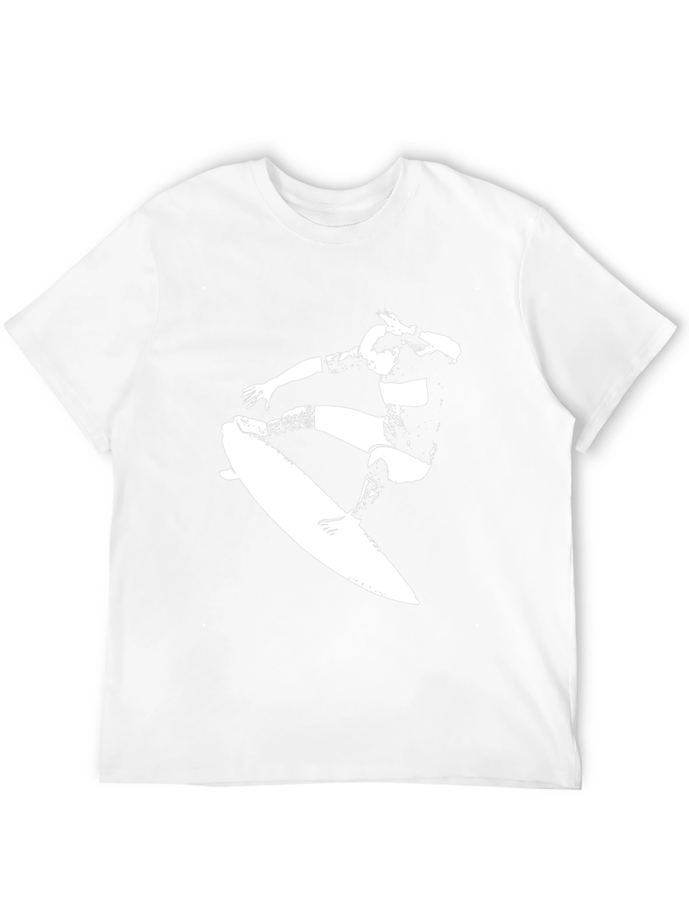 Black Surfer Graphic Tee - Casual Style