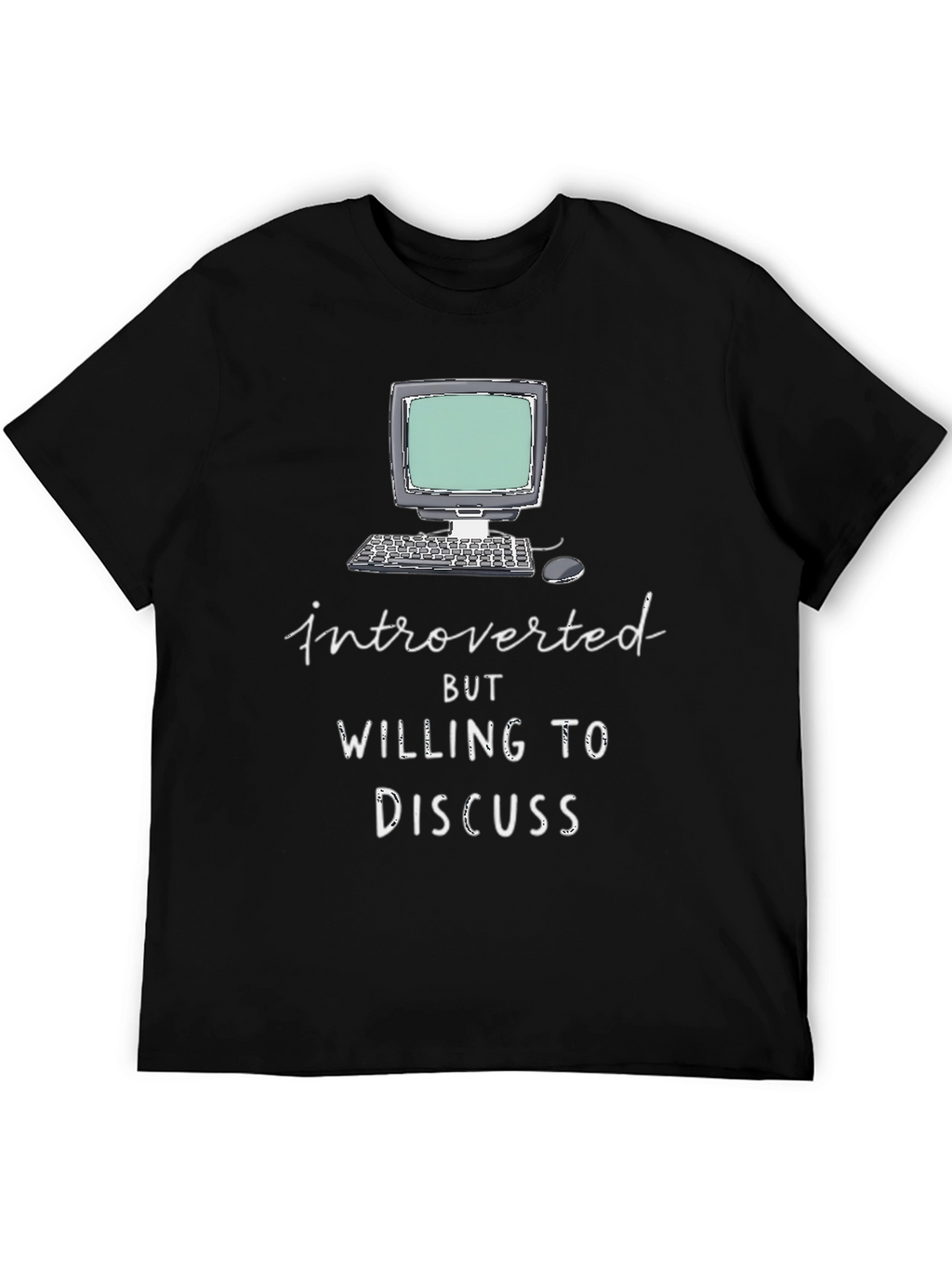Introverted Discuss Graphic Tee