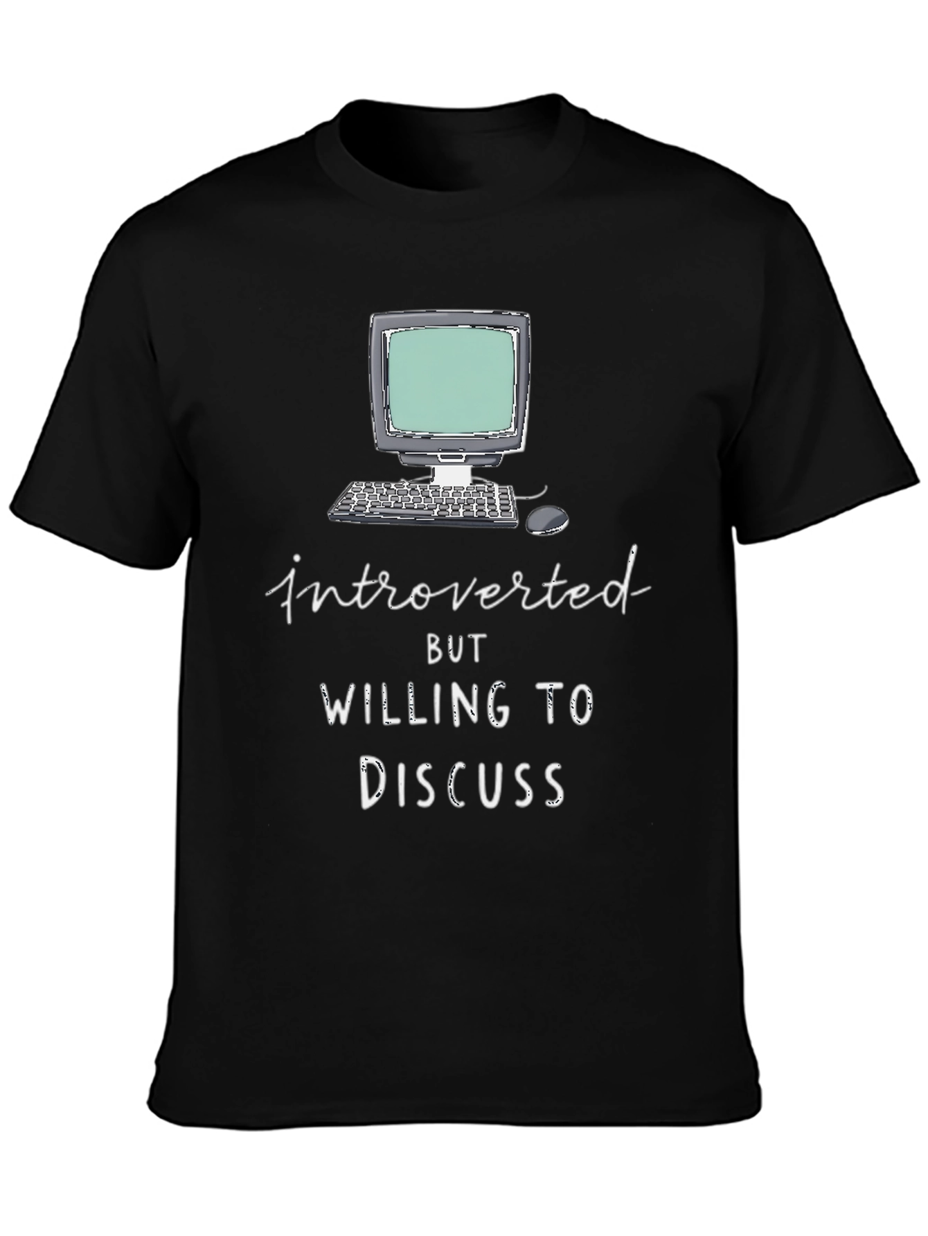 Introverted Discuss Graphic Tee