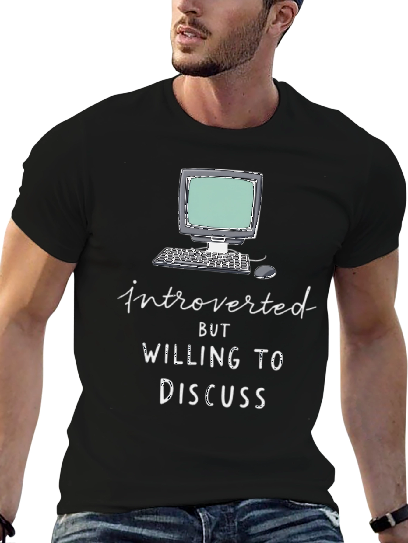 Introverted Discuss Graphic Tee