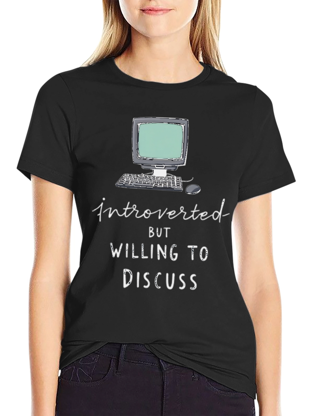Introverted Discuss Graphic Tee