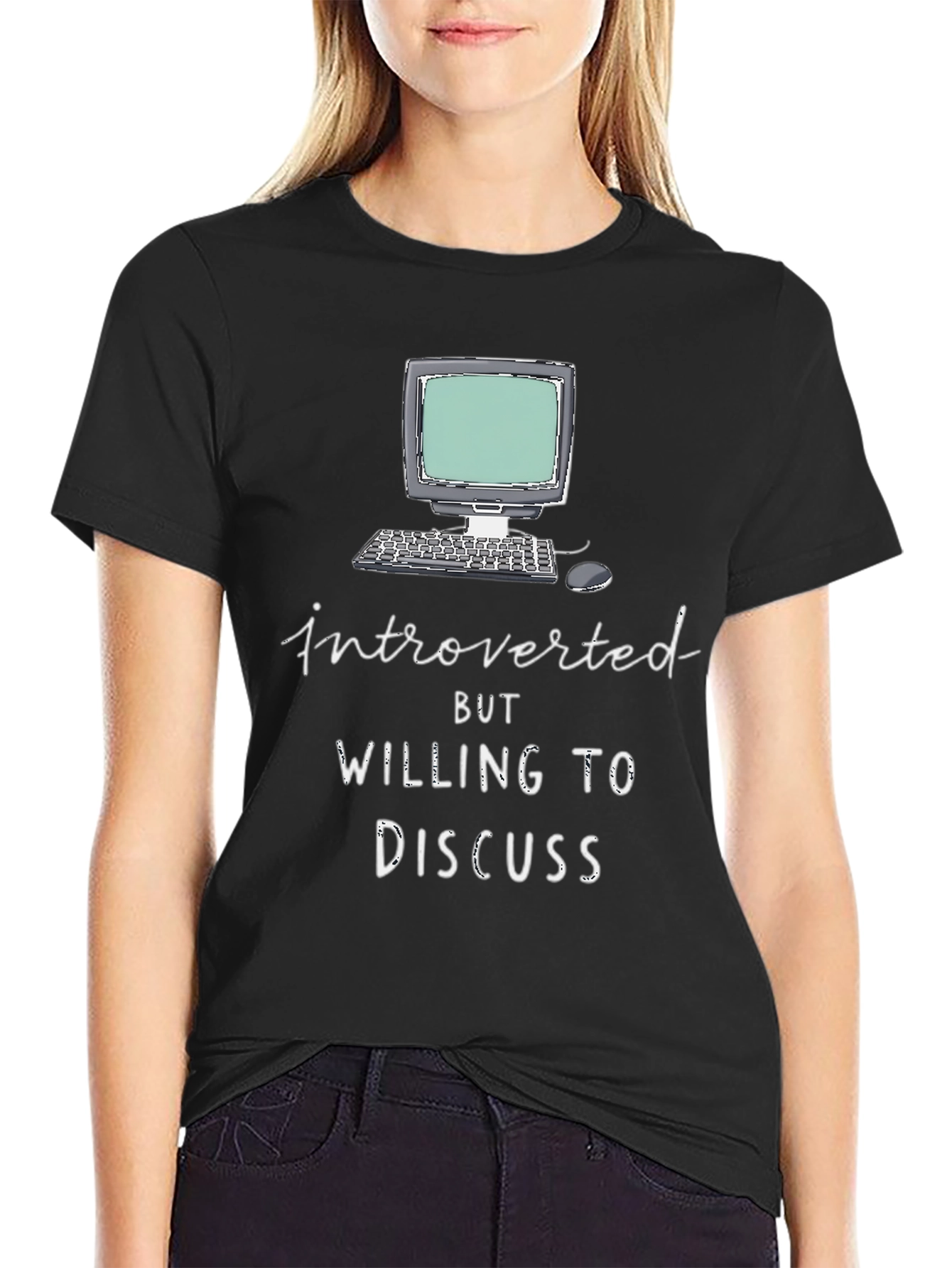 Introverted Discuss Graphic Tee
