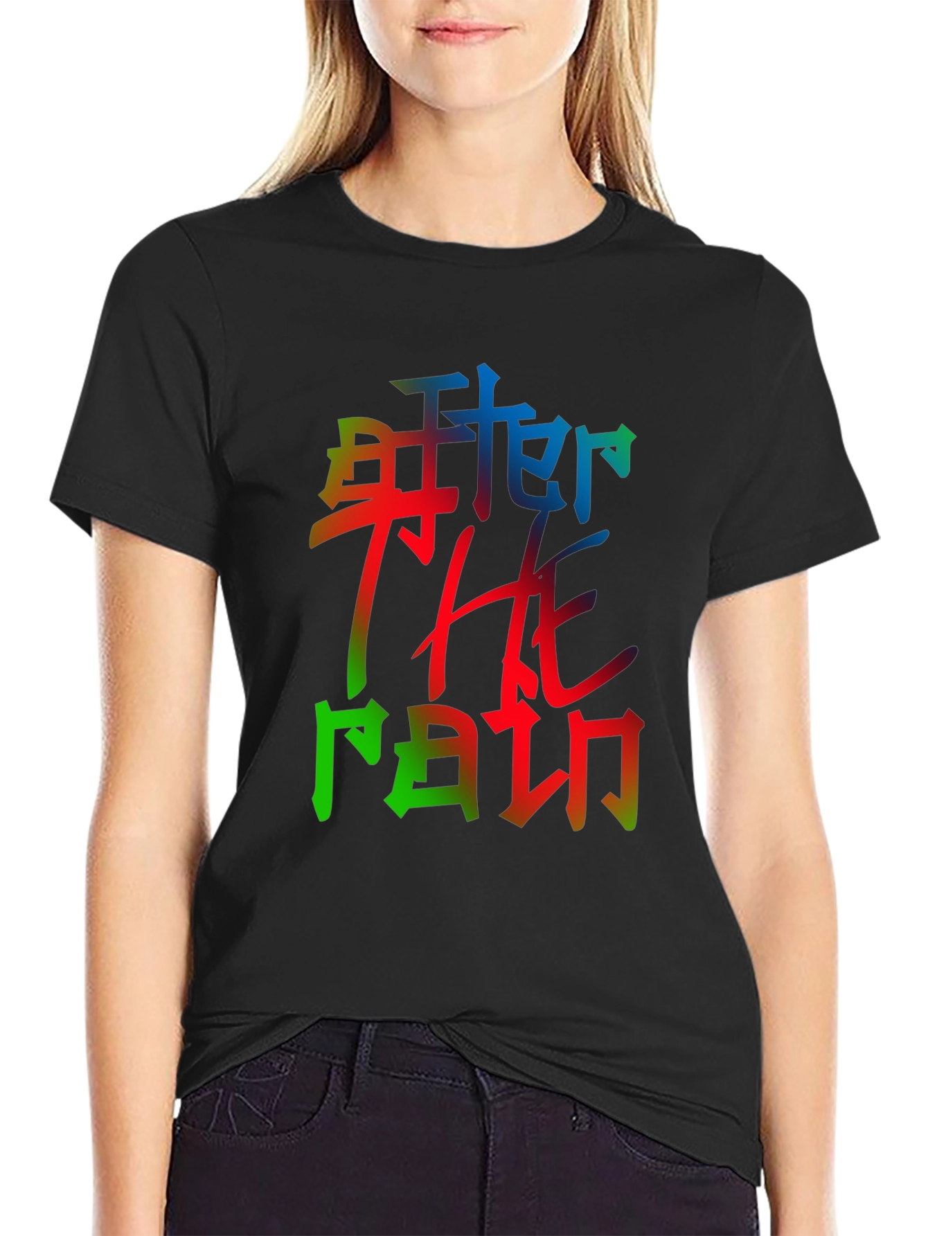 After The Rain Graphic Tee - Mens Black T-Shirt