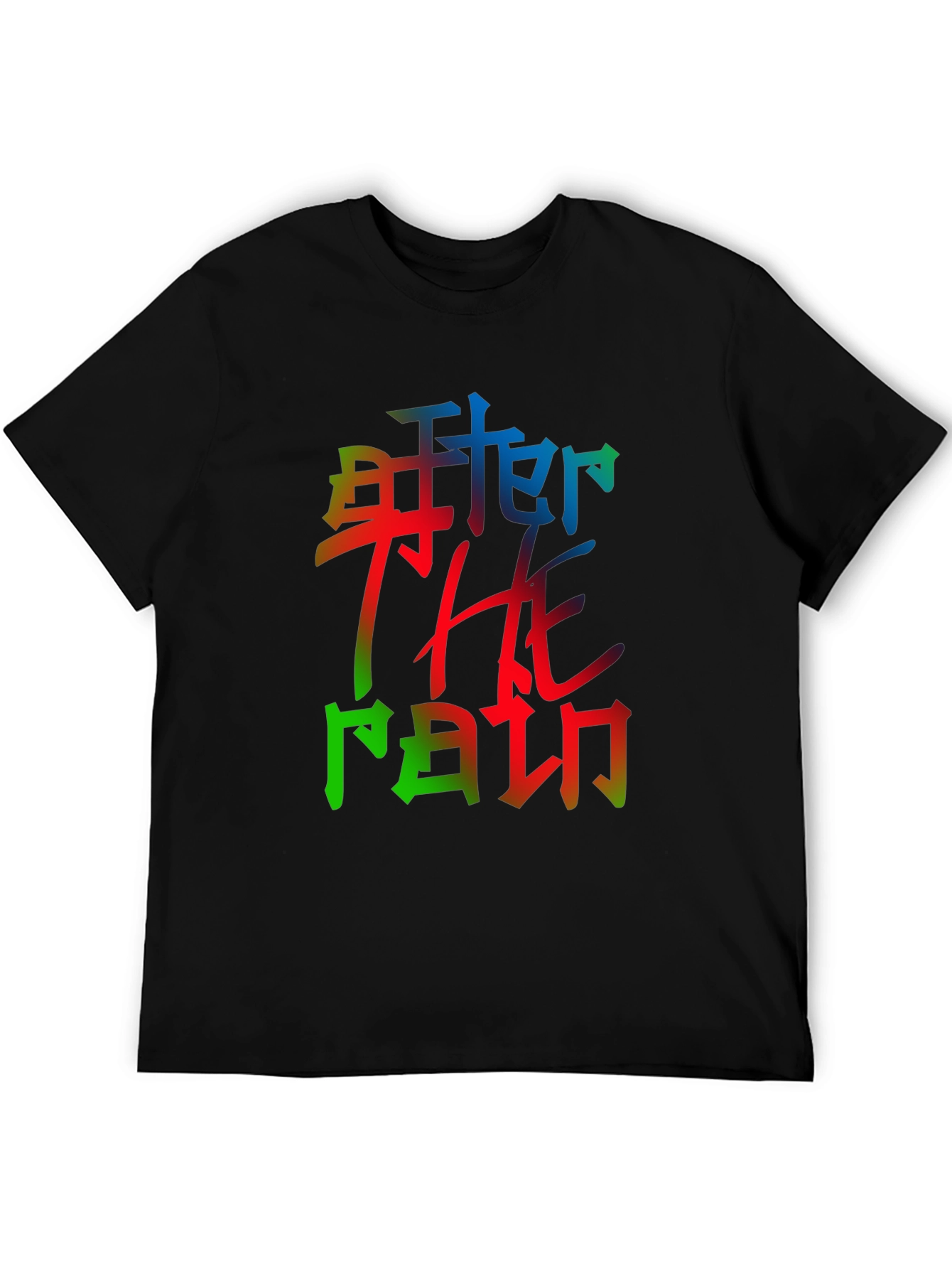 After The Rain Graphic Tee - Mens Black T-Shirt