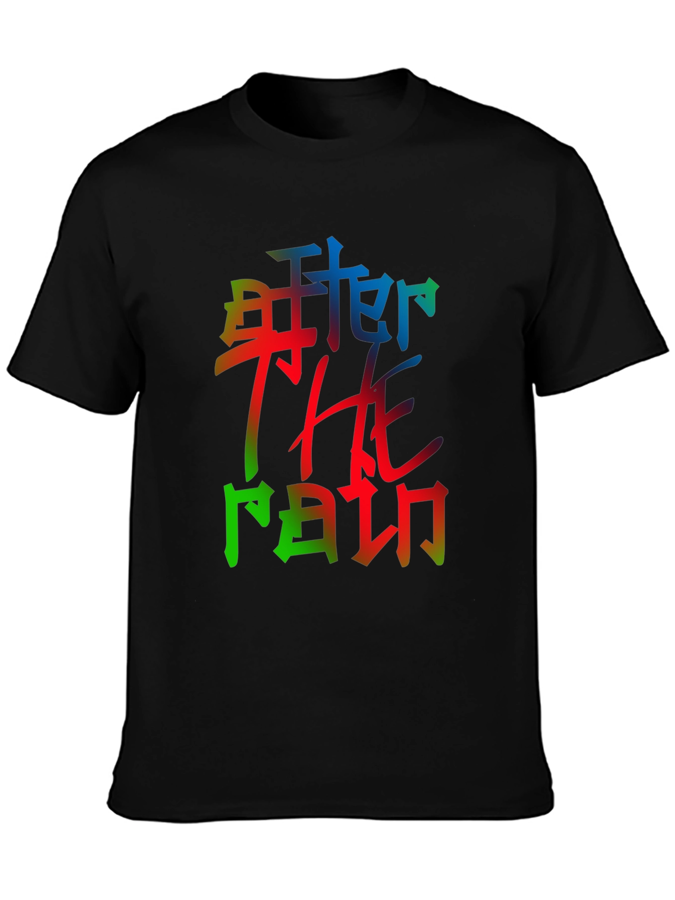 After The Rain Graphic Tee - Mens Black T-Shirt