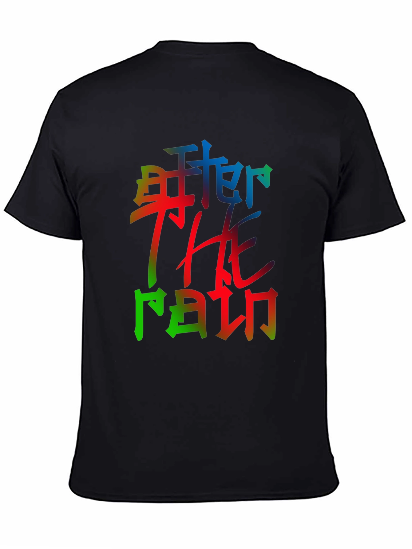 After The Rain Graphic Tee - Mens Black T-Shirt