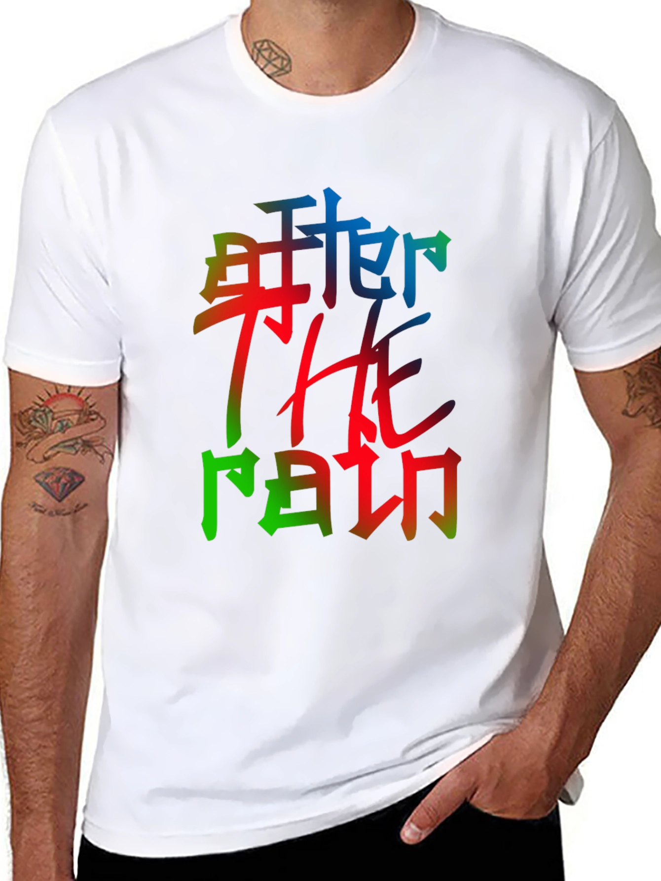 After The Rain Graphic Tee - Mens Black T-Shirt