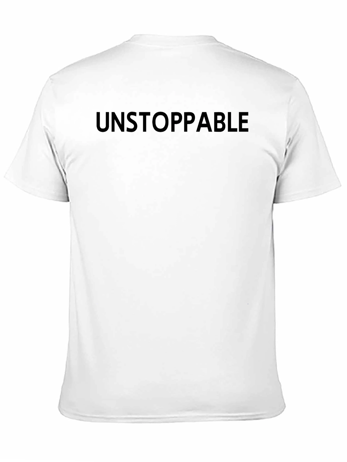 Unstoppable Black T-Shirt - Bold Statement Tee