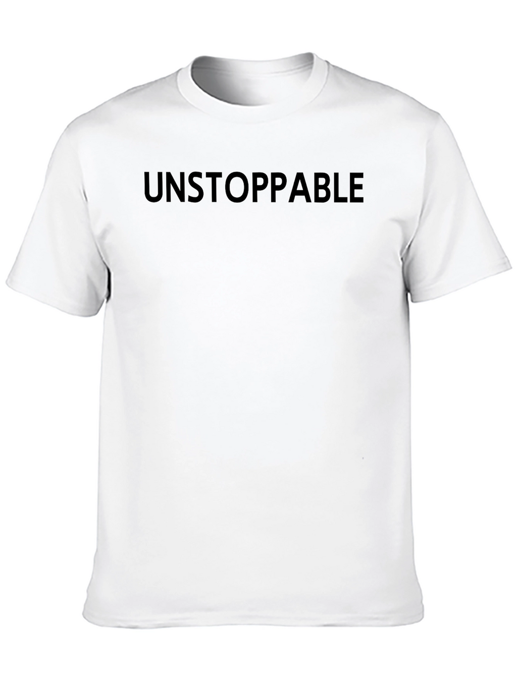 Unstoppable Black T-Shirt - Bold Statement Tee