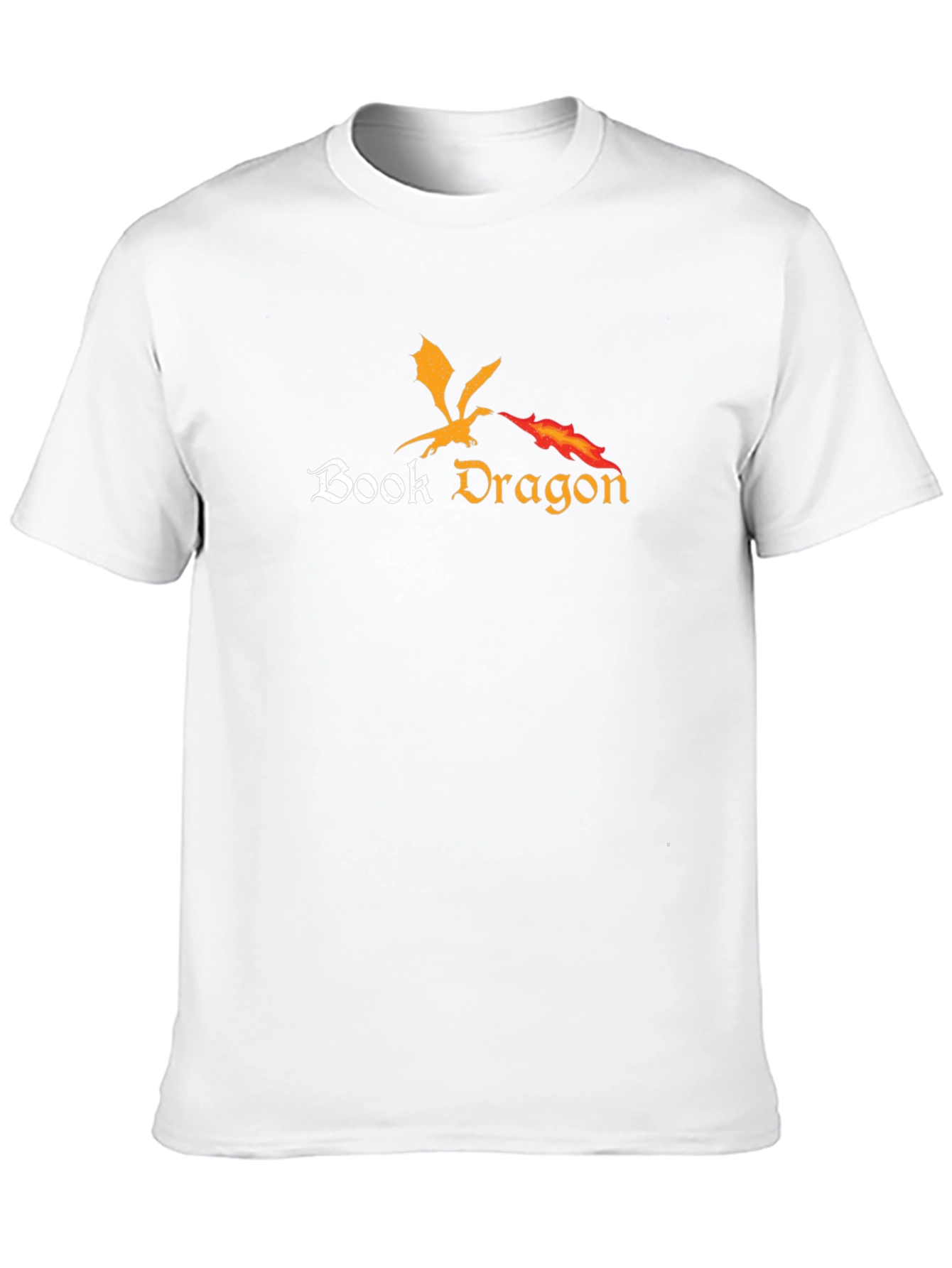 Book Dragon T-Shirt - Fantasy Reader Tee