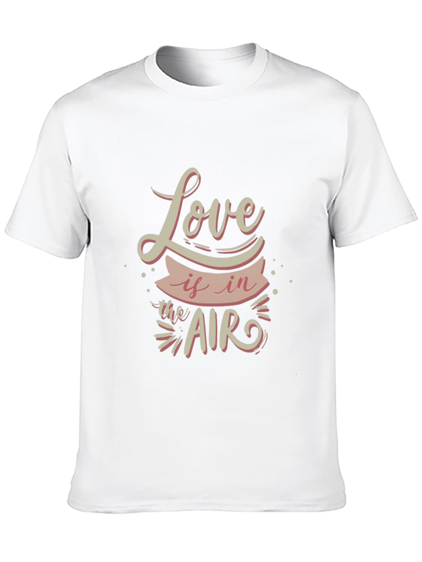 Love is in the Air Black Graphic Tee