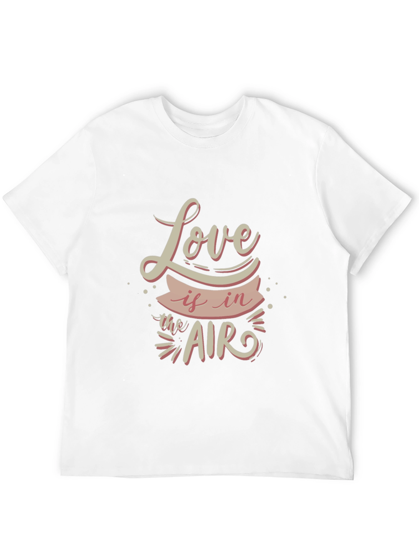 Love is in the Air Black Graphic Tee