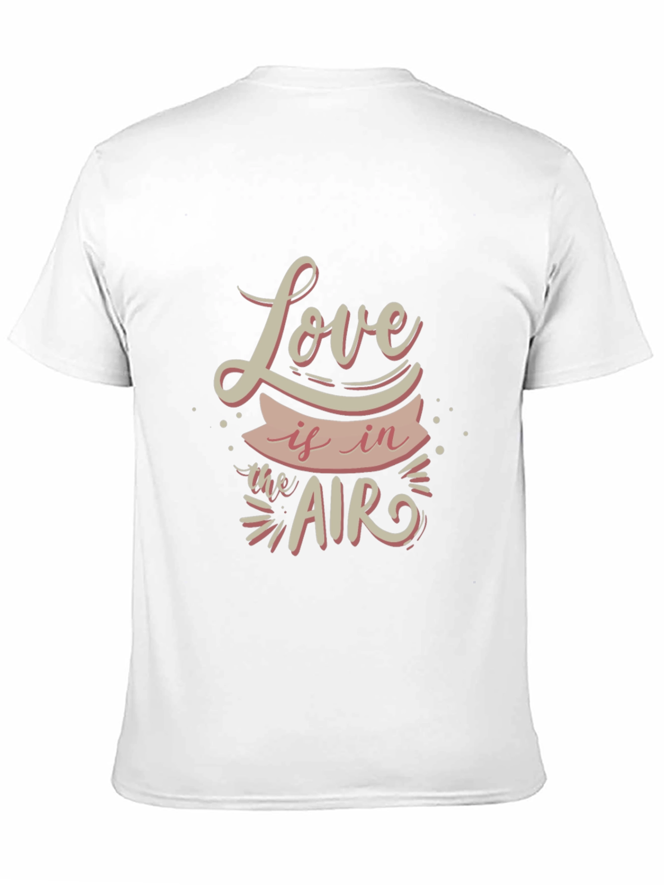 Love is in the Air Black Graphic Tee