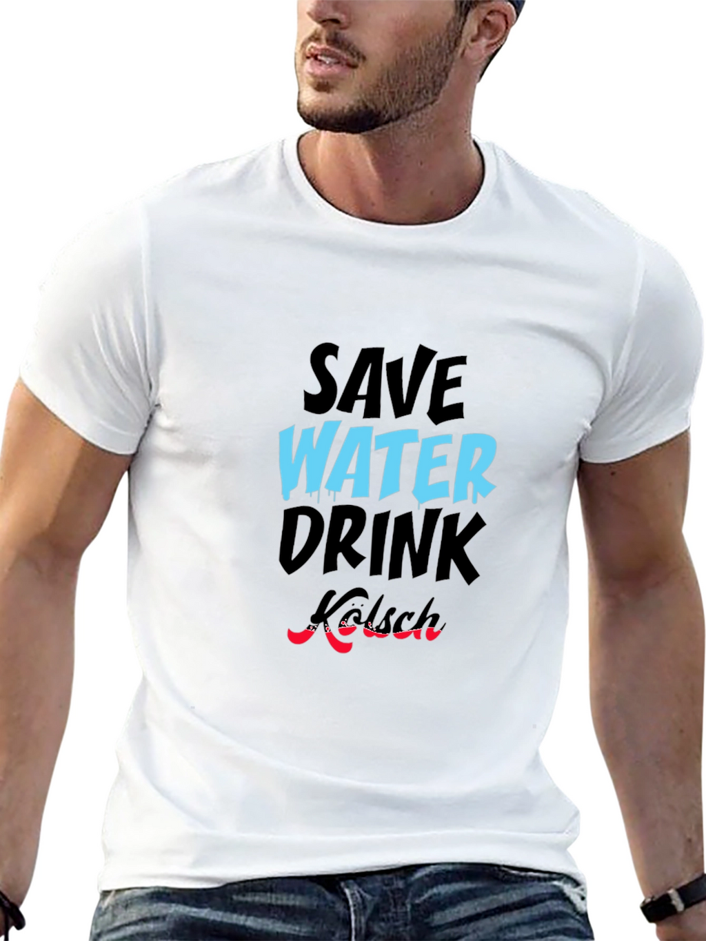 Save Water Drink Kölsch Graphic Tee