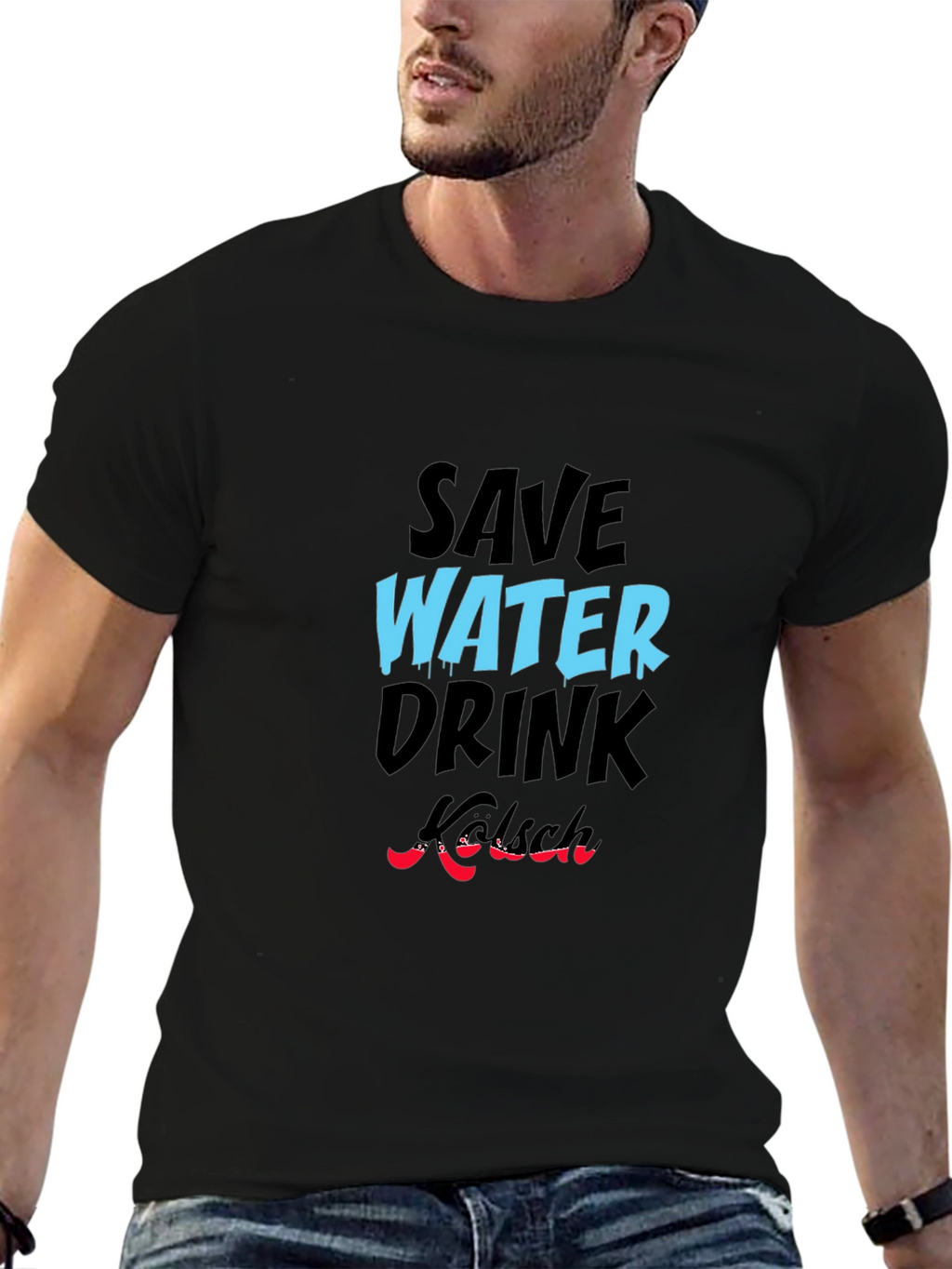 Save Water Drink Kölsch Graphic Tee
