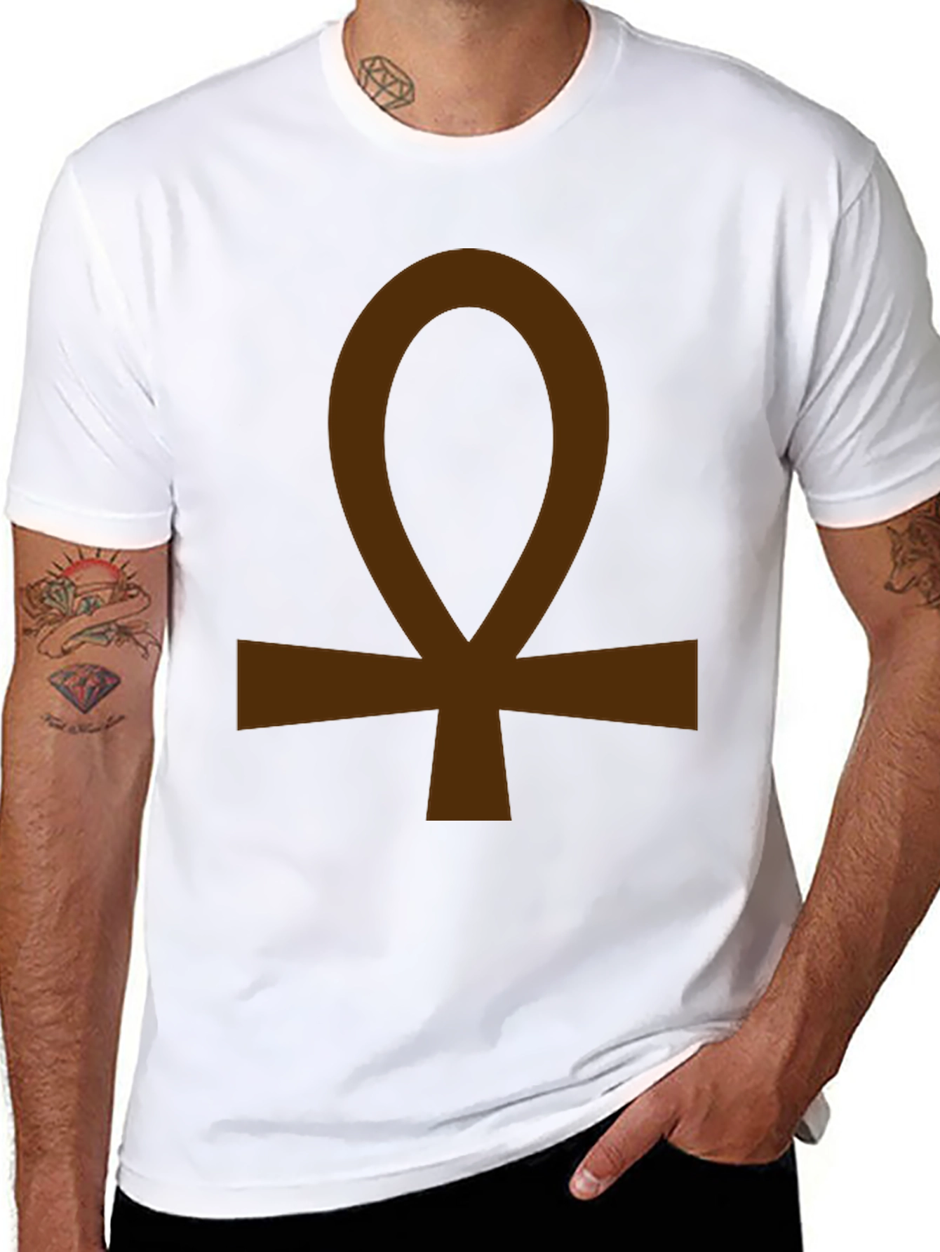 Ankh Symbol T-Shirt - Egyptian Key of Life