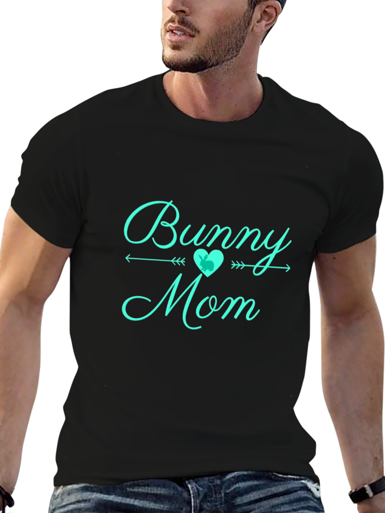 Bunny Mom Graphic T-Shirt - Soft Cotton Tee