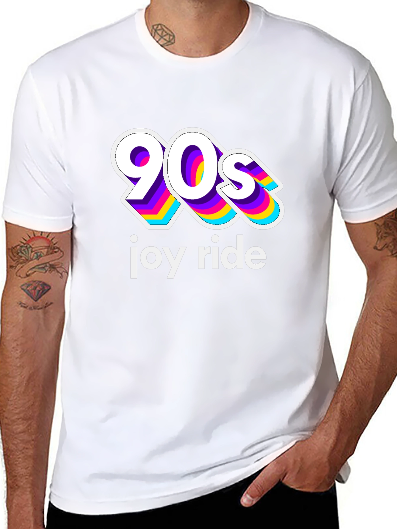 90s Joy Ride Graphic Tee - Retro Style