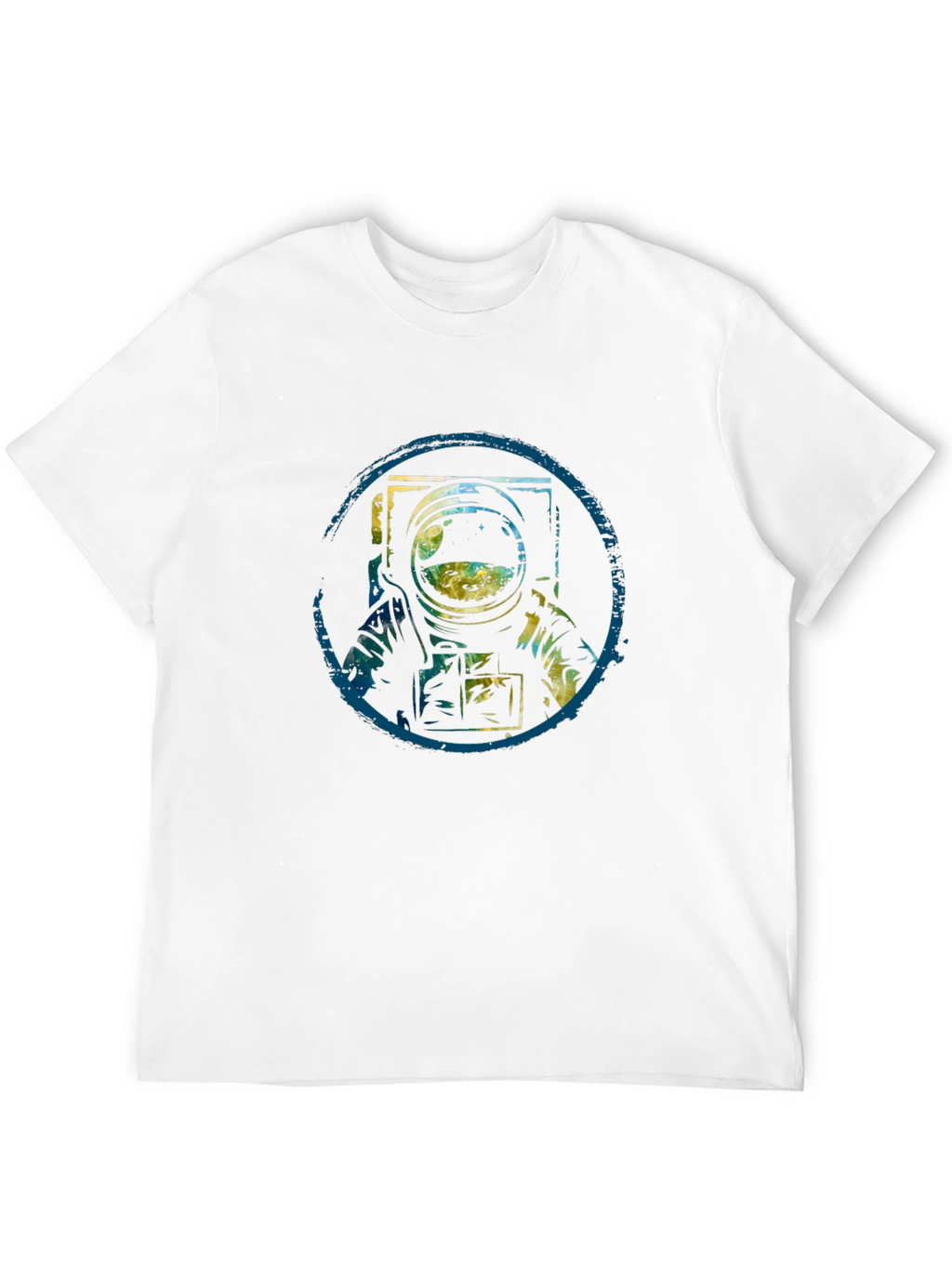 Astronaut Graphic Tee - Black Cotton Blend