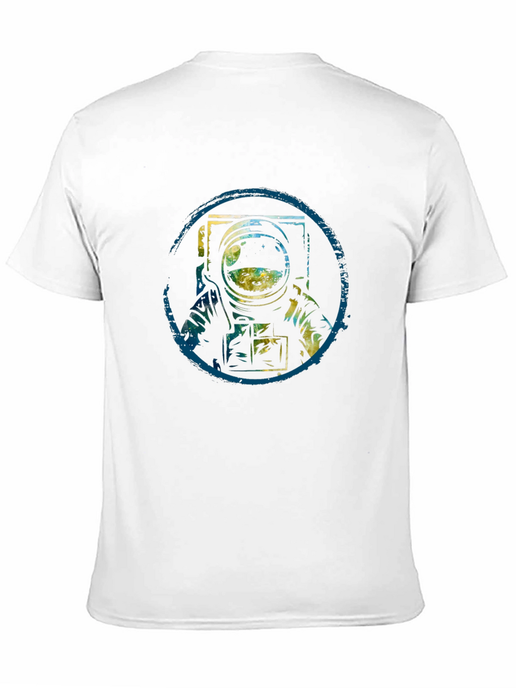 Astronaut Graphic Tee - Black Cotton Blend