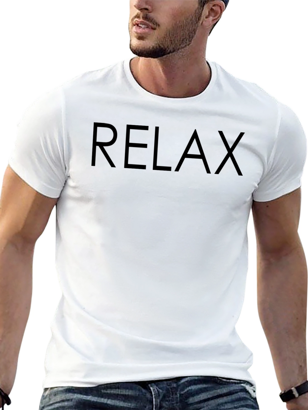 Relax Black T-Shirt - Casual Comfort