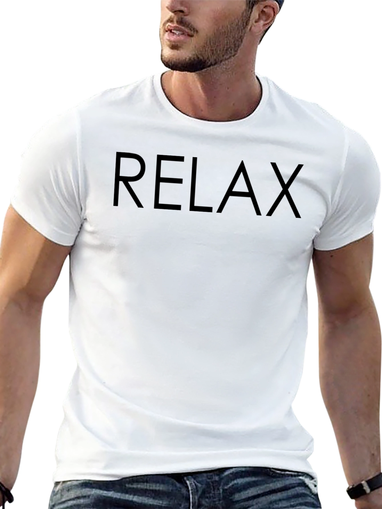 Relax Black T-Shirt - Casual Comfort