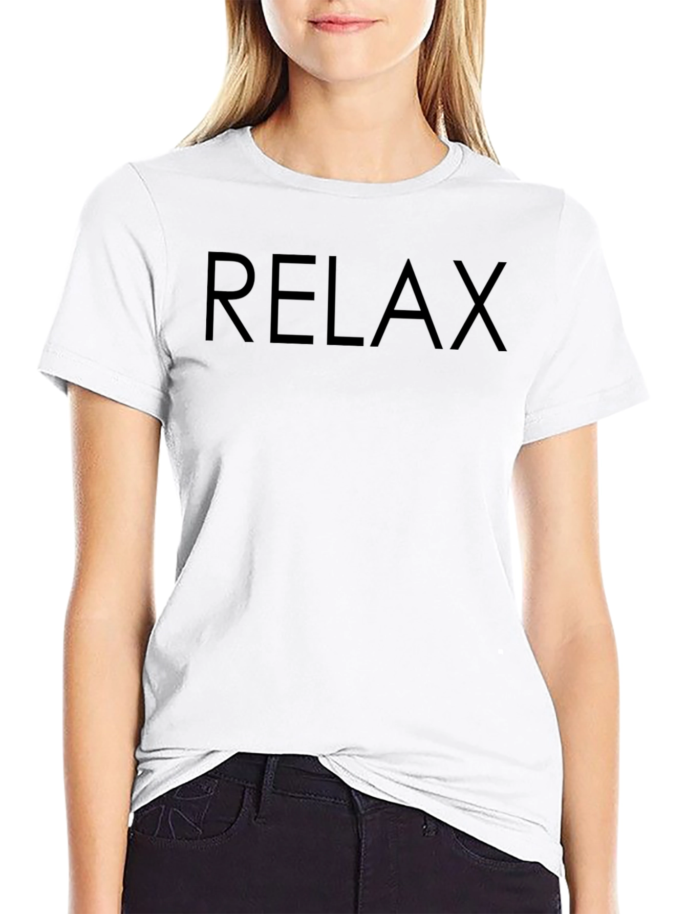 Relax Black T-Shirt - Casual Comfort