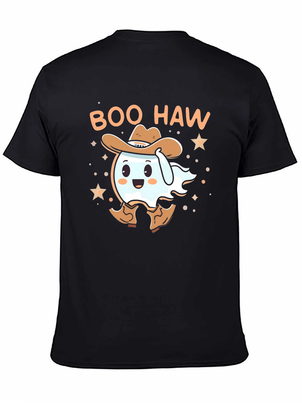 Boo Haw Cowboy Ghost Halloween T-Shirt