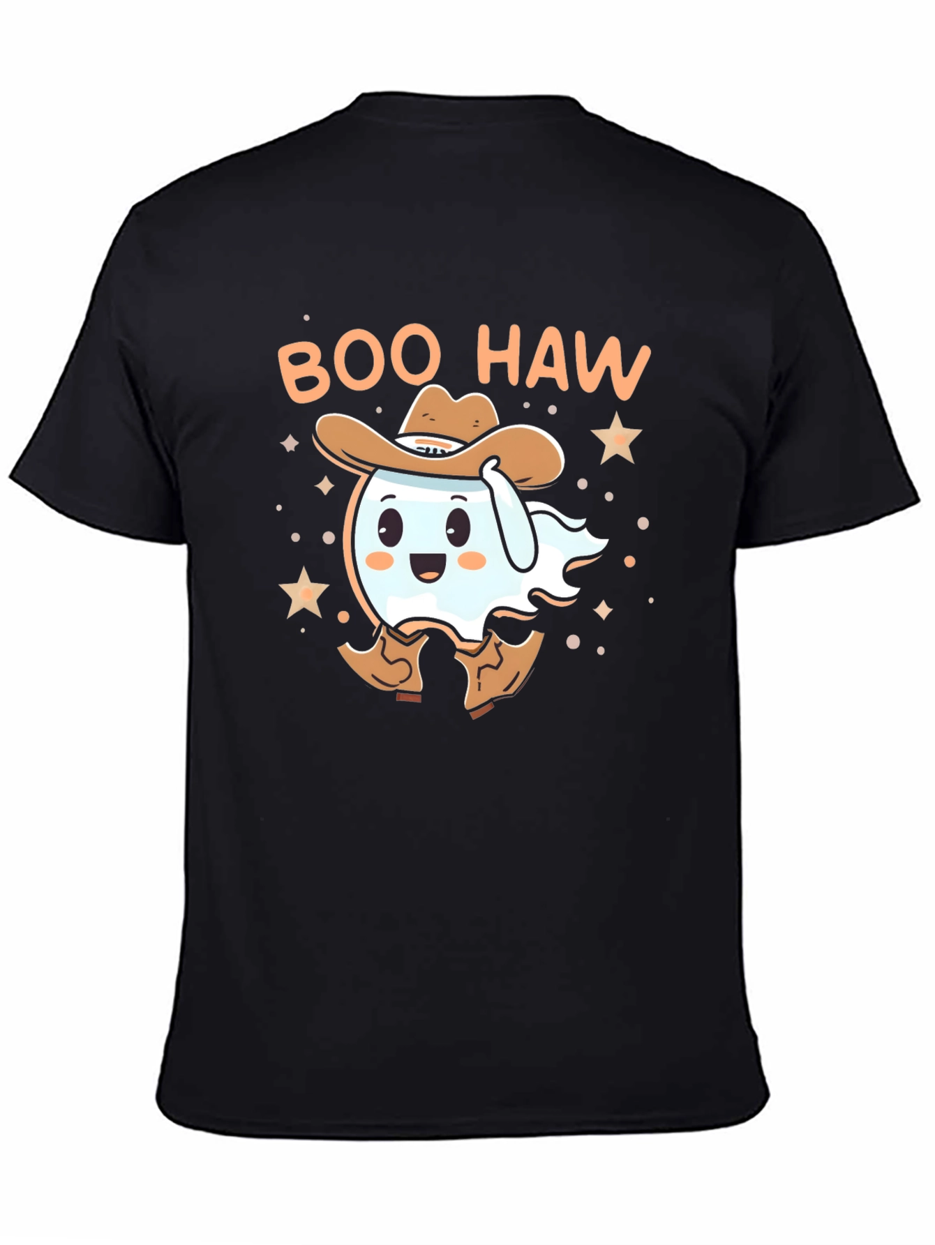 Boo Haw Cowboy Ghost Halloween T-Shirt