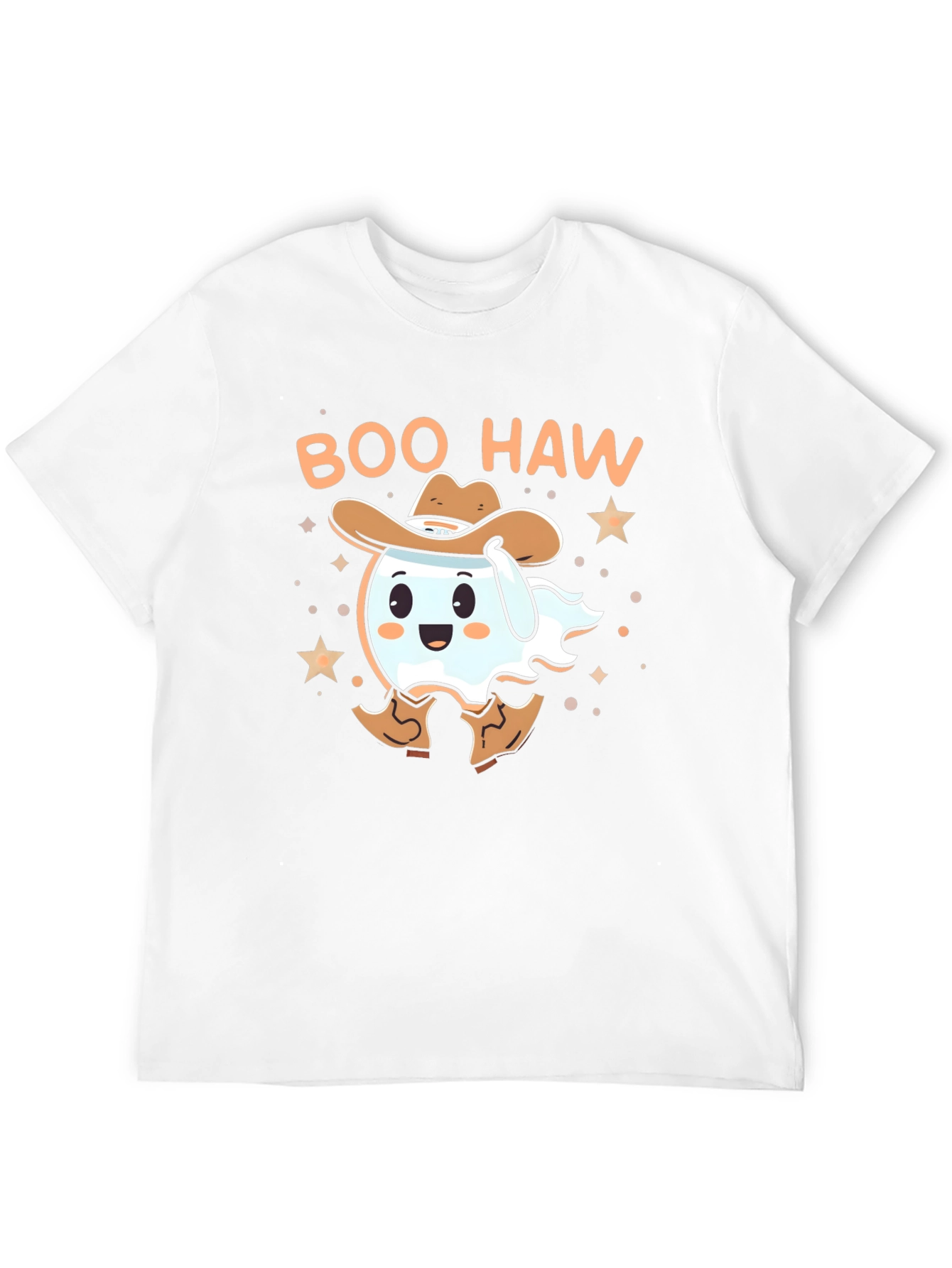 Boo Haw Cowboy Ghost Halloween T-Shirt
