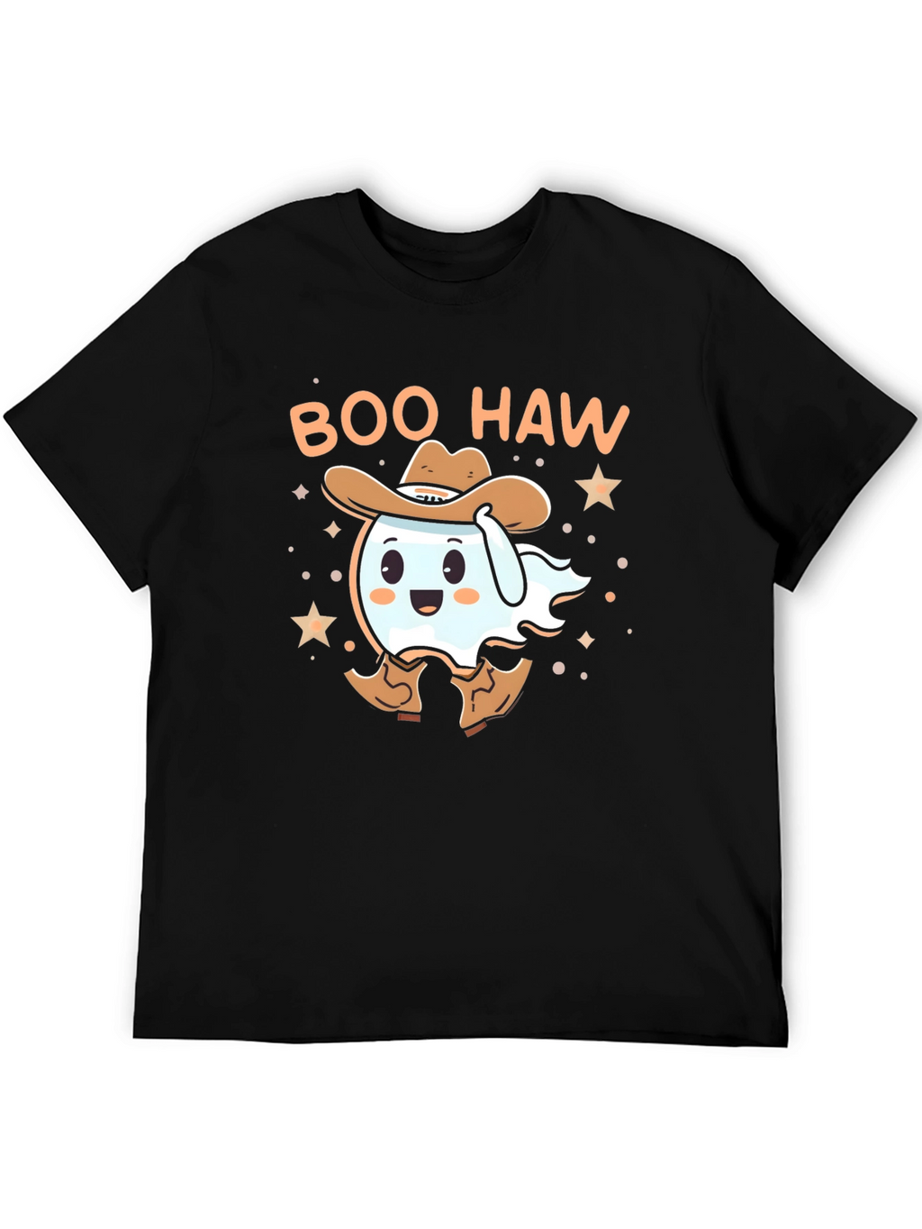 Boo Haw Cowboy Ghost Halloween T-Shirt