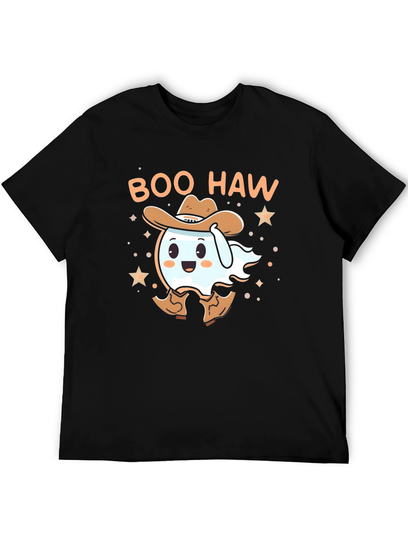 Boo Haw Cowboy Ghost Halloween T-Shirt