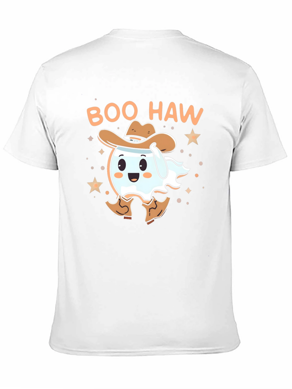Boo Haw Cowboy Ghost Halloween T-Shirt