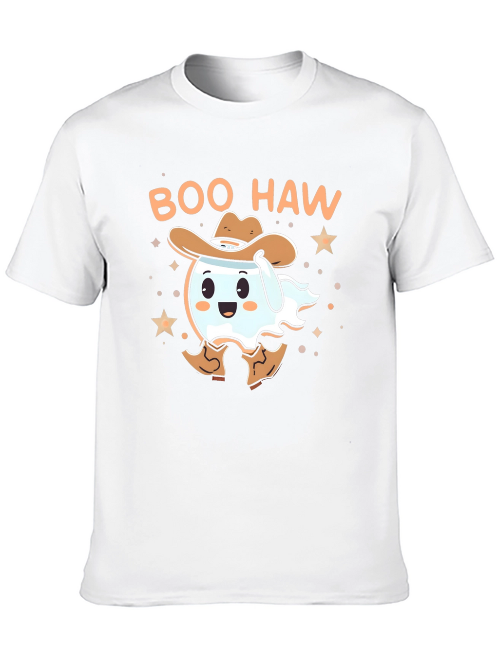 Boo Haw Cowboy Ghost Halloween T-Shirt