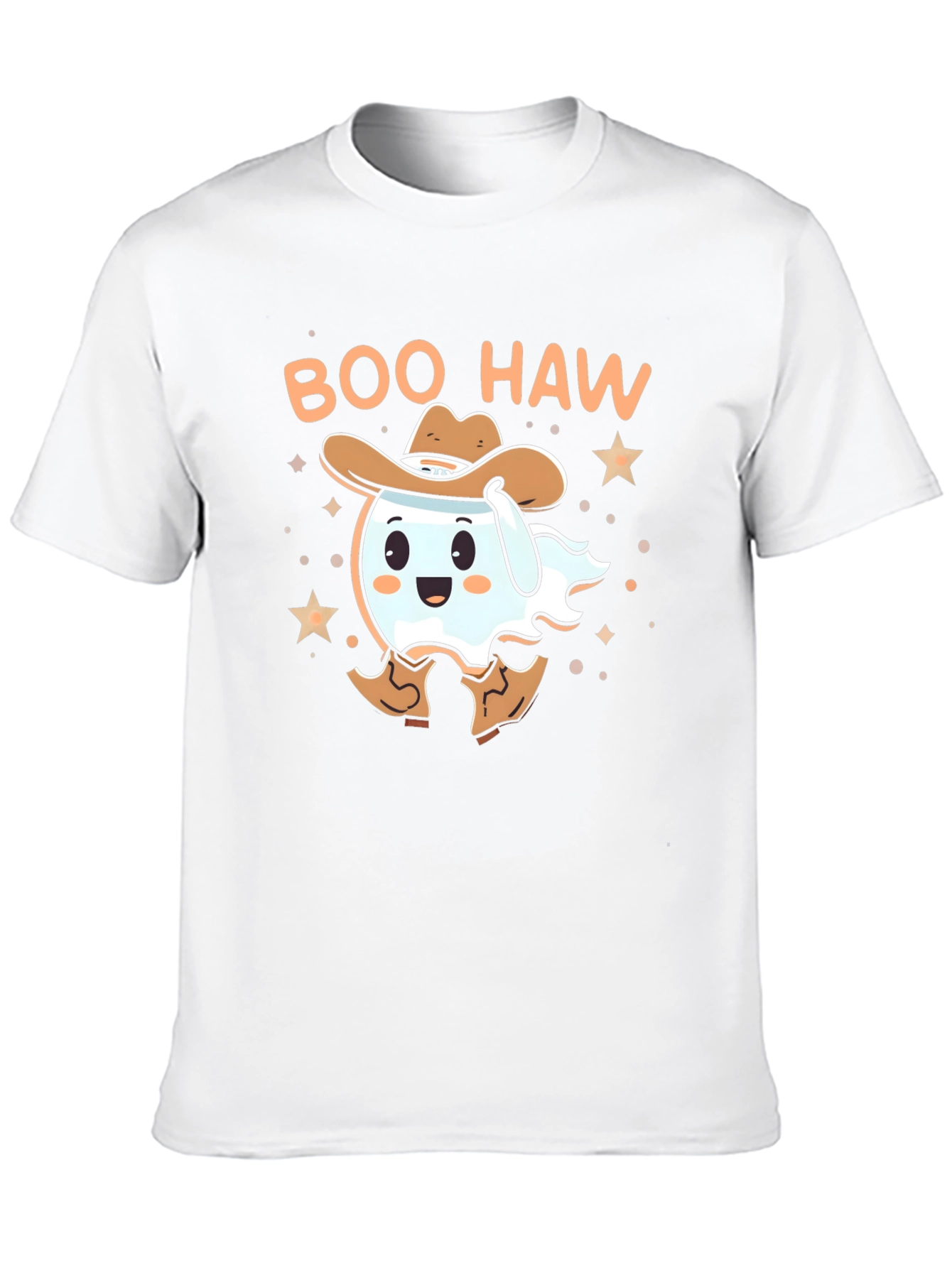 Boo Haw Cowboy Ghost Halloween T-Shirt